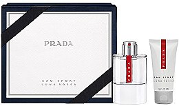 Духи, Парфюмерия, косметика Prada Luna Rossa Eau Sport - Набор (edt/75ml + sh/gel/75ml)