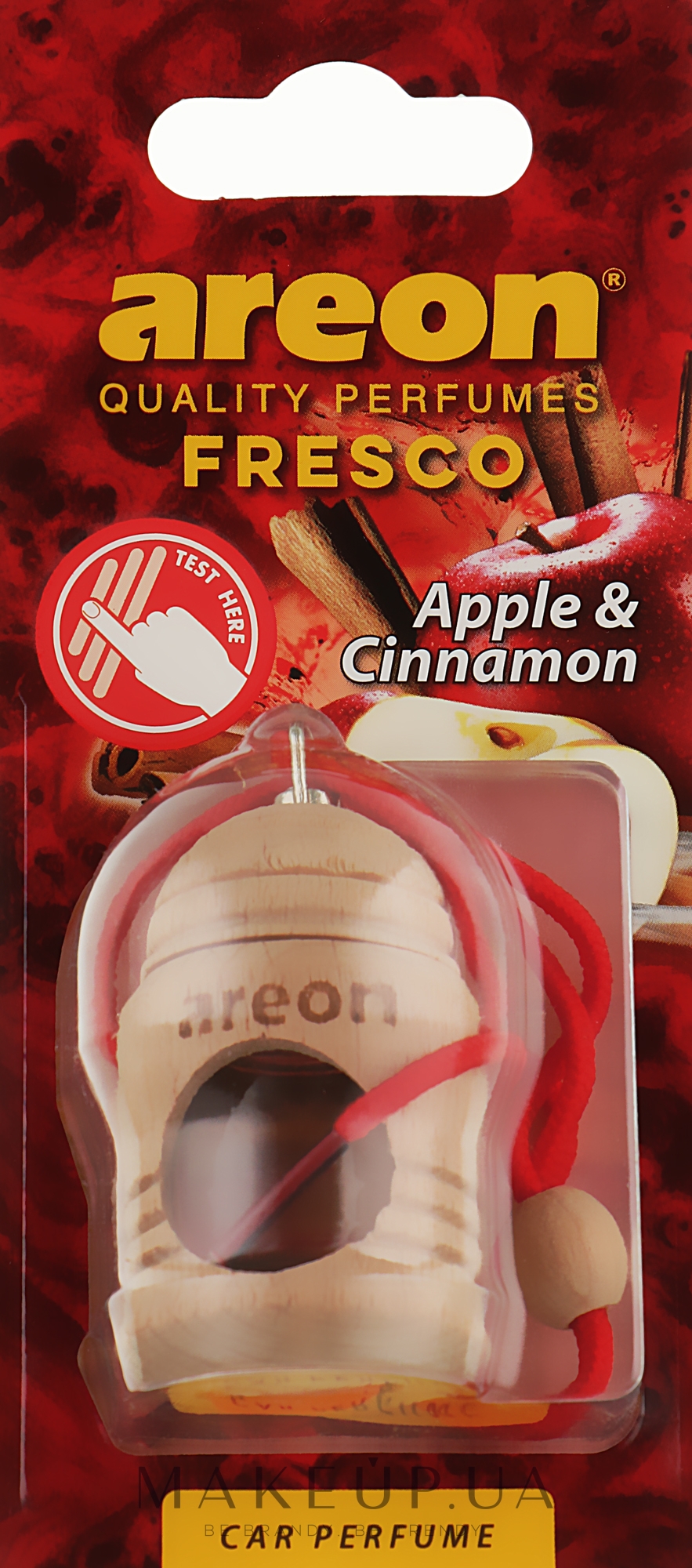 Ароматизатор для авто "Яблуко й кориця" - Areon Fresco Apple & Cinnamon — фото 4ml
