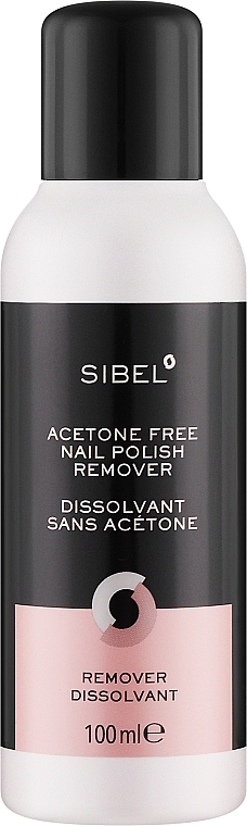 Жидкость для снятия лака без ацетона - Sibel Acetone Free Nail Polish Remover — фото N1