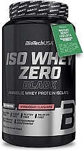 Протеин черный "Клубника" - BioTechUSA ISO Whey Zero Black Strawberry — фото N1