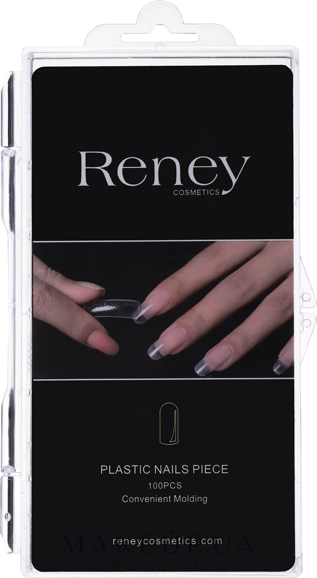 Багаторазові верхні форми, тіпси, 100 шт. - Reney Cosmetics — фото 100шт