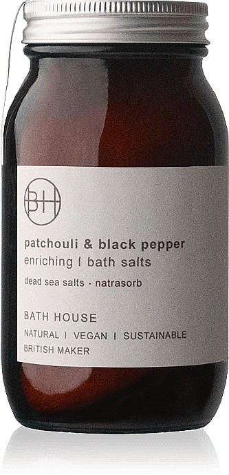 Bath House Patchouli & Black Pepper Cleansing Bath Salts - Сіль для ванн — фото N1