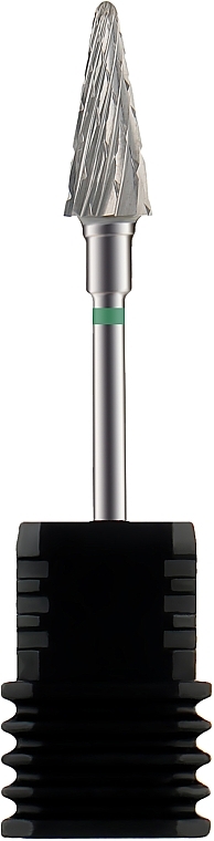Фреза твердосплавная "Конус", 6/14 мм, зеленая - Staleks Pro Expert Cone Green — фото N1