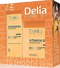 Духи, Парфюмерия, косметика Набор - Delia Vitamin D3 Precursor (d/cr/50ml + ser/30ml)