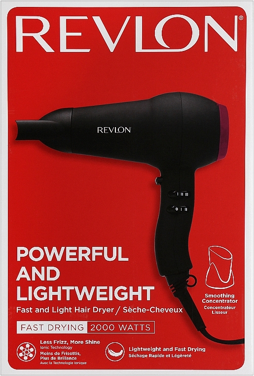 Фен для волос - Revlon Harmony 2000 Dry and Style Hair Dryer — фото N2