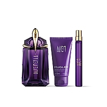 Mugler Alien - Набір (edp/60ml + edp/10ml + b/lot/50ml) — фото N2