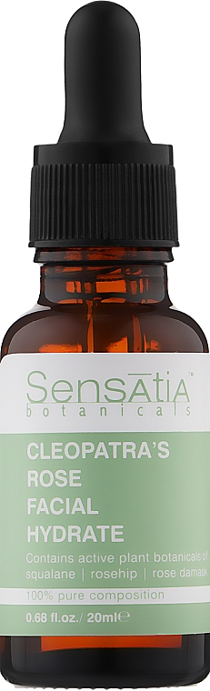 Увлажняющее масло для лица "Роза Клеопатры" - Sensatia Botanicals Cleopatra's Rose Facial Hydrate — фото N1