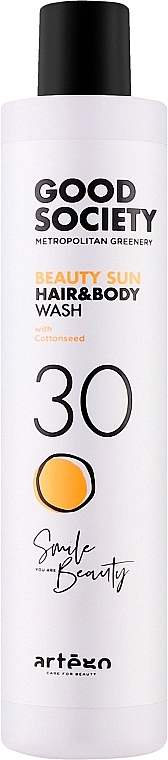 Шампунь для волосся - Artego Good Society Beauty Sun 30 Hair And Body Wash — фото N1