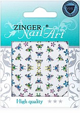 Духи, Парфюмерия, косметика Наклейки для дизайна ногтей, fda-214 - Zinger Nail Art Sticker