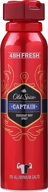 Дезодорант аерозольний - Old Spice Captain Deodorant Spray — фото N9