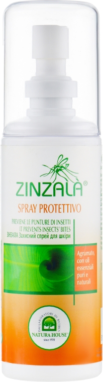 Защитный спрей для кожи от укусов комаров и мошек - Natura House Zinzala Spray — фото N2