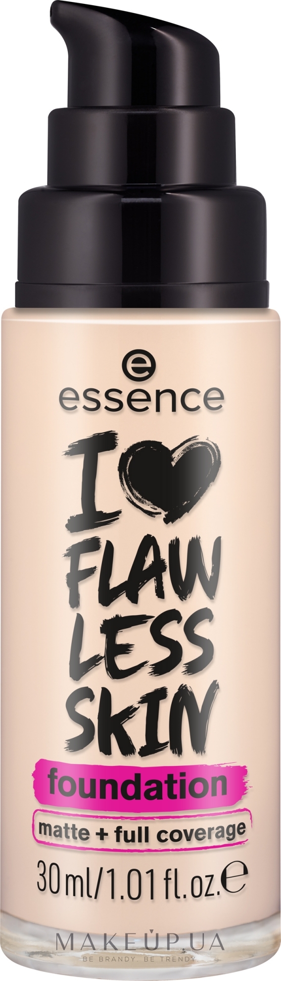 Матовая тональная основа - Essence I Love Flawless Skin Foundation  — фото 10 - Light Porcelain