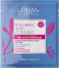 Маска для волос с гиалуроновой кислотой - Urban Care Hyaluronic Acid & Collagen Pre-Hair Mask — фото N1