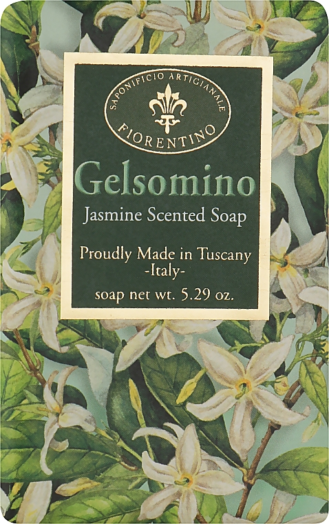 Мило натуральне "Жасмин" - Saponificio Artigianale Fiorentino Masaccio Jasmine Soap — фото N1