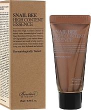 Есенція з високим вмістом муцину равлика й бджолиною отрутою - Benton Snail Bee High Content Essence (міні) — фото N2