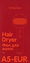 Парфумерія, косметика Фен - Xiaomi ShowSee Electric Hair Dryer Red A5-R