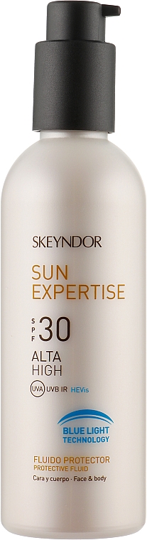 Защитный флюид SPF30 для тела - Skeyndor Sun Expertise Blue Light Fluid SPF30 — фото N1