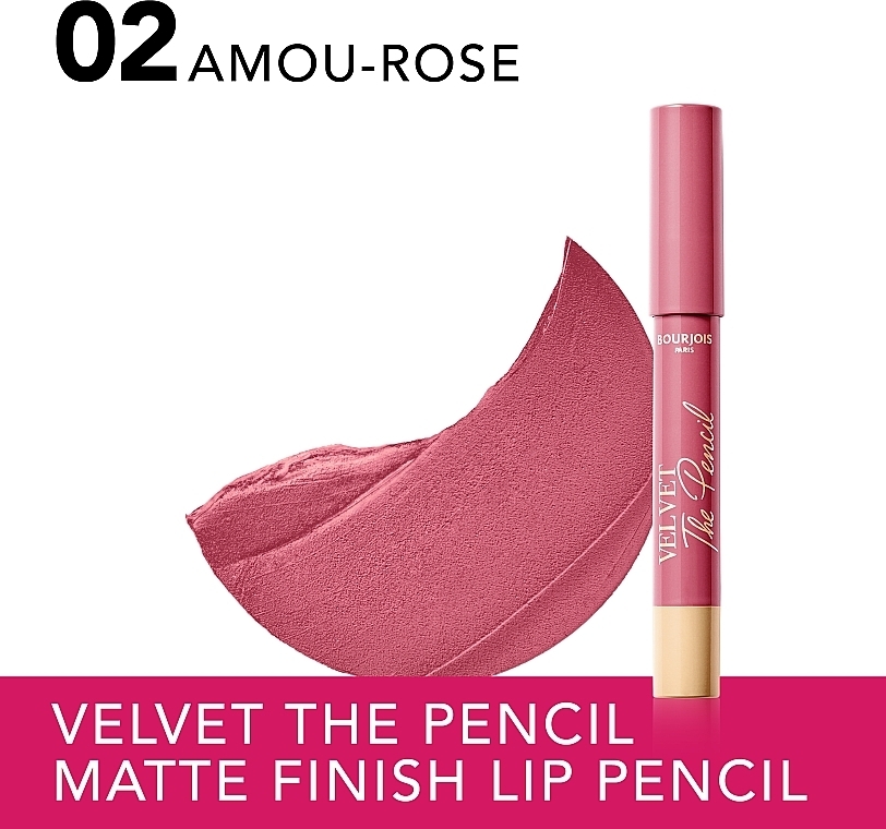 Помада-карандаш для губ - Bourjois Velvet The Pencil Lipstick — фото N3