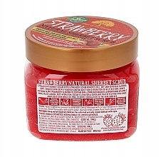 Натуральный скраб-шербет "Клубника" - Wokali Natural Sherbet Scrub Strawberry — фото N2