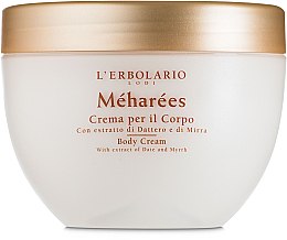 Парфумерія, косметика Ароматизований крем для тіла - L`Erbolario Meharees Crema Per Il Corpo