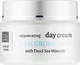 Денний омолоджуючий крем з гіалуроновою кислотою та мінералами Мертвого моря - Dead Sea Collection Hyaluronic Acid Day Cream — фото N1