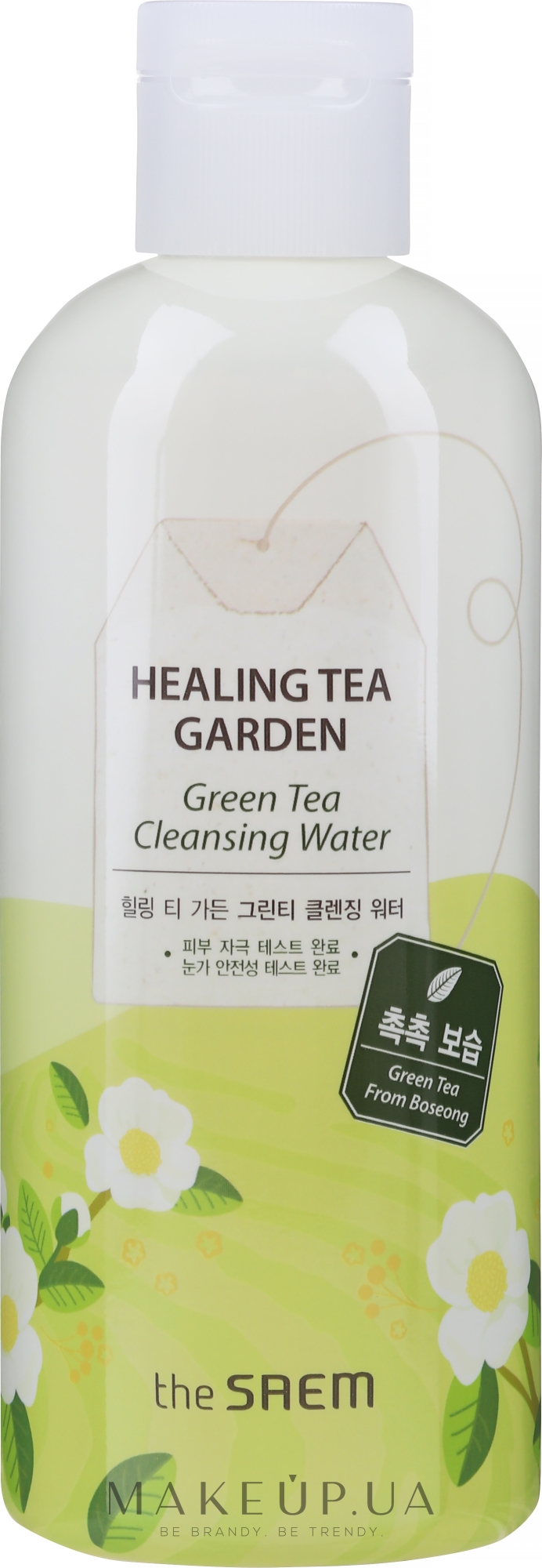 Вода очищающая с экстрактом зеленого чая - The Saem Healing Tea Garden Green Tea Cleansing Water — фото 300ml