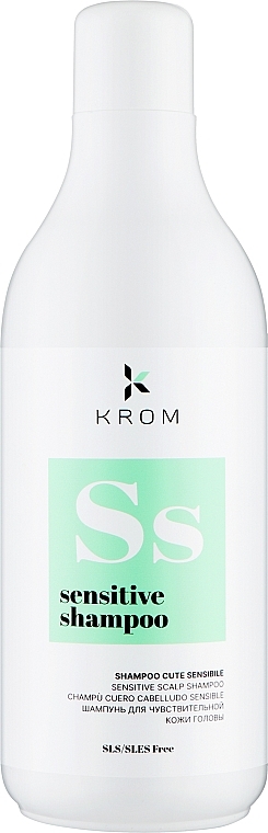 Бессульфатный шампунь для ежедневного использования - Krom Sensitive Shampoo