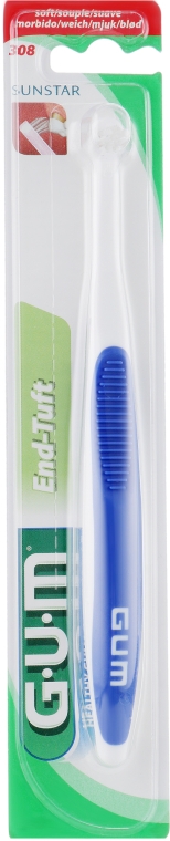 Зубна щітка "End-Tuft", м'яка, синя - G.U.M Soft Toothbrush