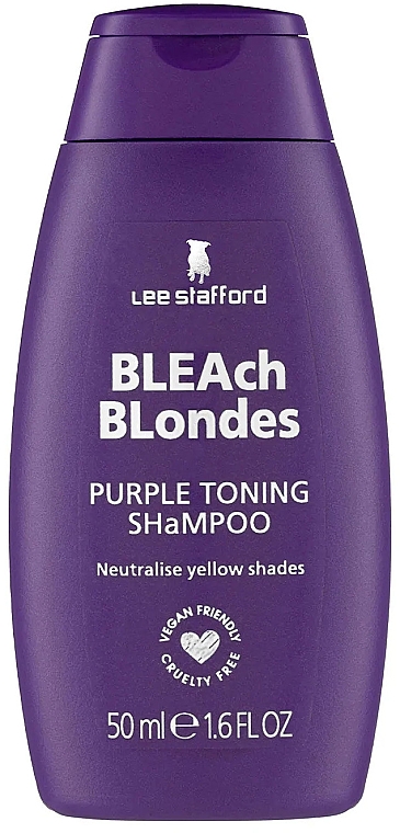Шампунь для тонирования окрашенных волос - Lee Stafford Bleach Blondes Purple Toning Shampoo — фото N1