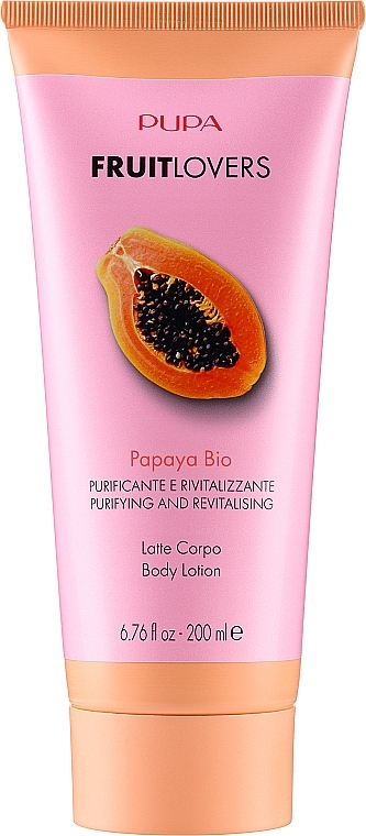 Набор - Pupa Fruit Lovers Papaya (body/lotion/200 + box) — фото N2