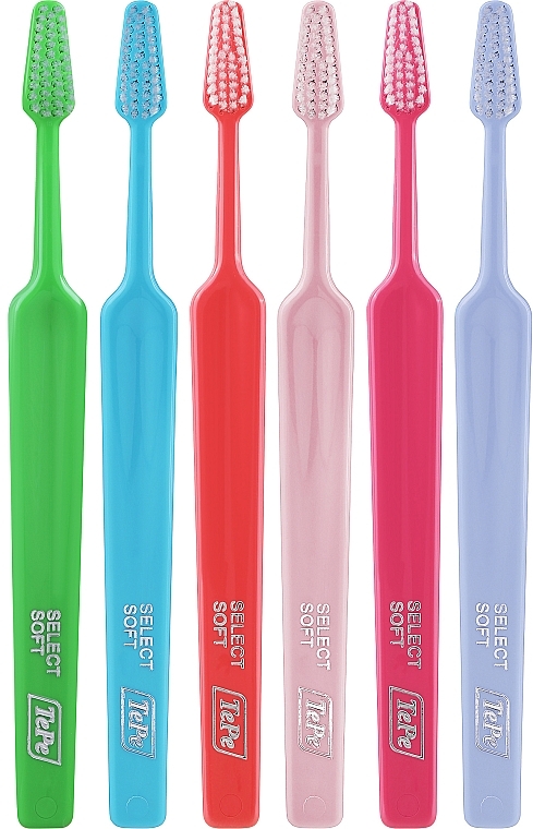 Набір зубних щіток, 6 шт., варіант 17 - TePe Select Soft — фото N1