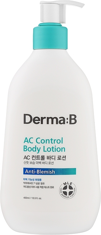 Лосьон для тела против акне - Derma:B AC Control Body Lotion  — фото N1