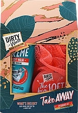 Парфумерія, косметика Набір - Dirty Works Take Away Mini Gift (butter/50 ml + sh/gel/50 ml + acc/1 pcs)