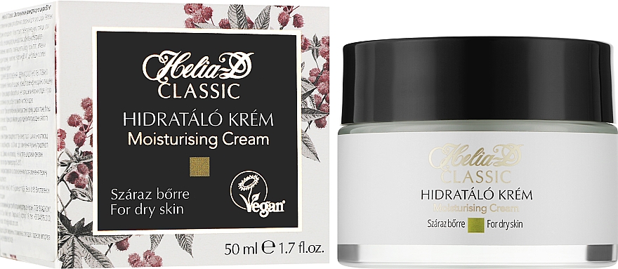 Увлажняющий крем для сухой кожи лица - Helia-D Classic Moisturising Cream For Dry Skin — фото N2