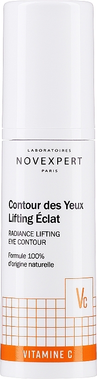 Крем для контурів очей, сяйва та ліфтингу - Novexpert Vitamin C Radiance Lifting Eye Contour