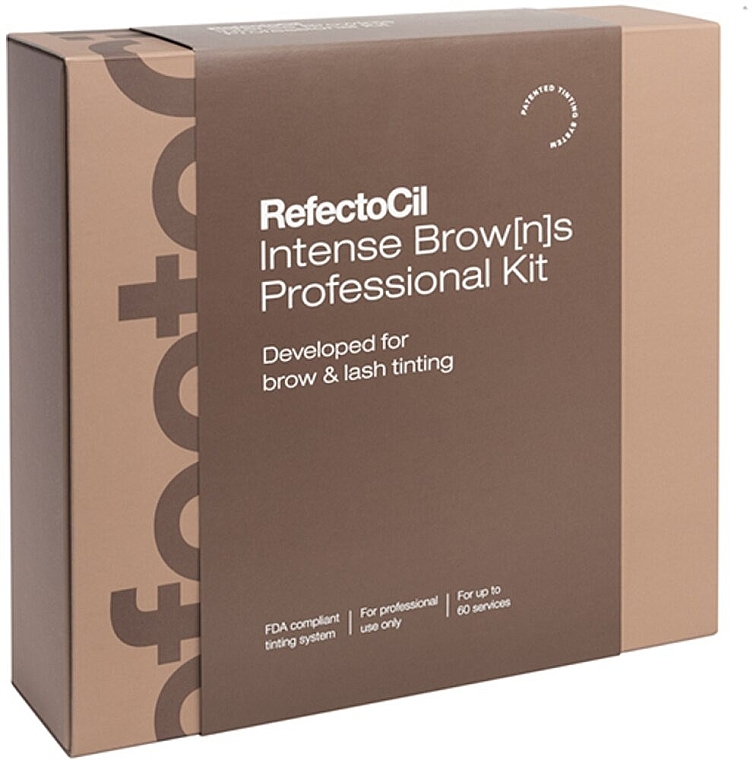 Набор для окрашивания бровей, 60 услуг - RefectoCil Intense Brow[n]s Professional Kit — фото N1