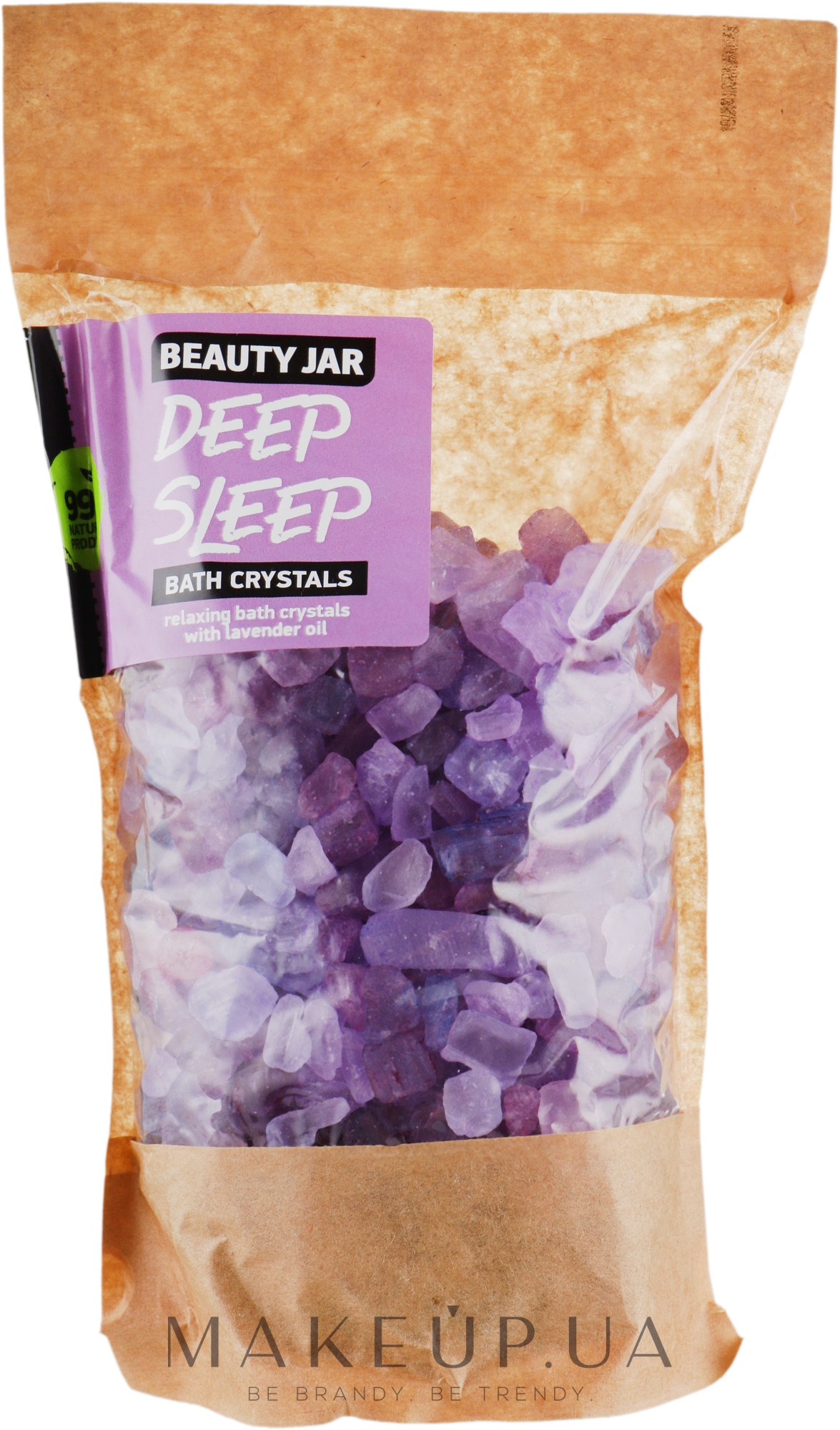 Розслаблювальні кристали для ванни з лавандовою олією Deep Sleep - Beauty Jar Bath Crystals — фото 600g