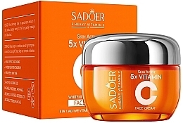 Крем для обличчя з вітаміном С - Sadoer 5X Vitamin C Face Cream — фото N1