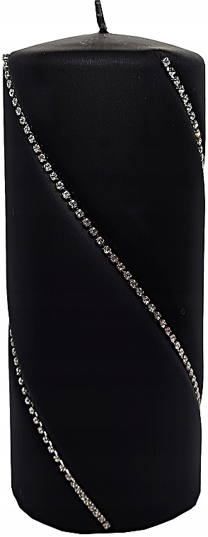 Декоративная свеча 7x14 см, черная - Artman Bolero Mat — фото N1