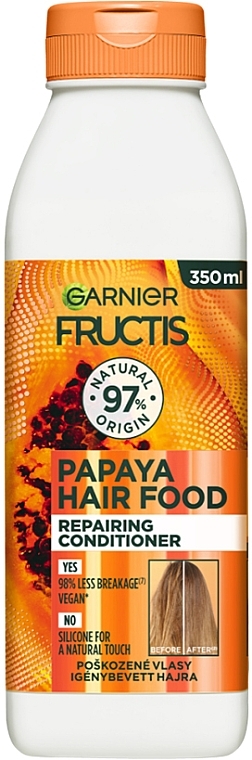 Бальзам-ополаскиватель "Папайя" для поврежденных волос - Garnier Fructis HairFood