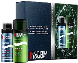 Духи, Парфюмерия, косметика Набор - Biotherm Homme Age Fitnes Advanced (shave/foam/50ml + af/shave/cr/50ml)