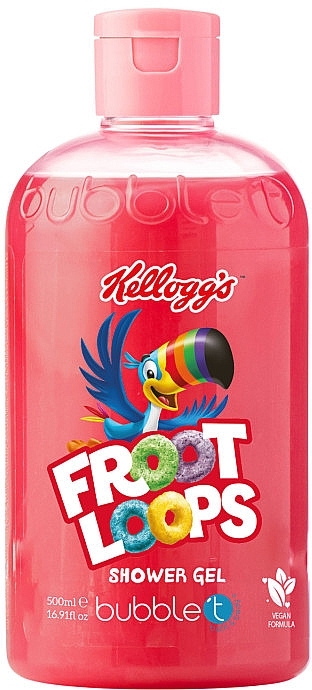 Гель для душу, для дітей - Bubble T Bath & Shower Gel Kelloggs Fruit Loops — фото N1