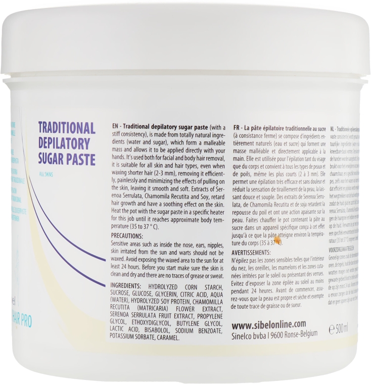 Цукрова паста для депіляції - Sibel Epil Hair Pro Traditional Depilatory Sugar­ Paste — фото N2