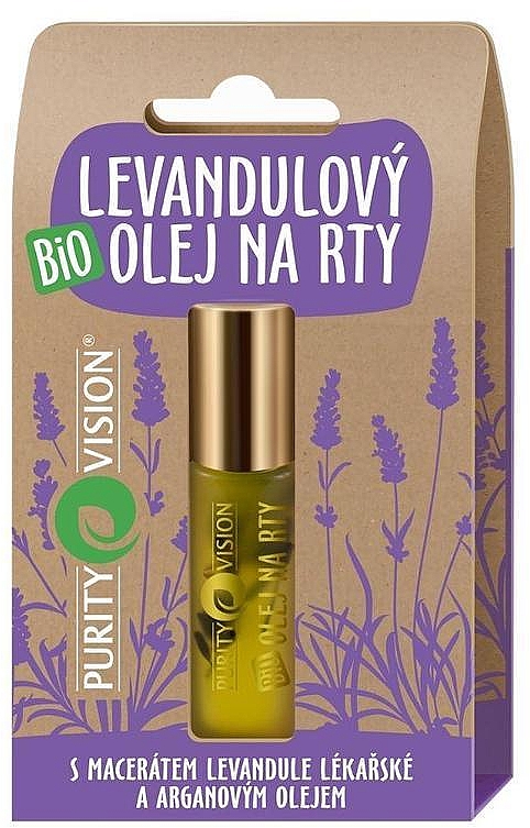 Масло для губ "Лаванда" - Purity Vision Bio Lip Oil — фото N3