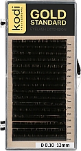 Духи, Парфюмерия, косметика Накладные ресницы Gold Standart D 0.10 (16 рядов: 12 mm) - Kodi Professional