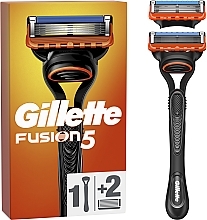 Парфумерія, косметика УЦІНКА Бритва з 2 змінними касетами - Gillette Fusion *