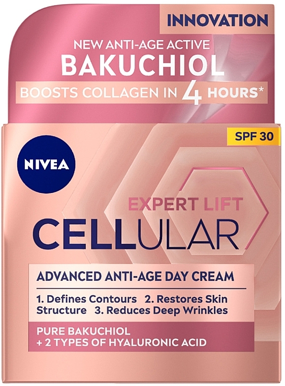 УЦЕНКА Дневной крем для лица - NIVEA Cellular Expert Lift Advanced Anti-Age Day Cream SPF 30 * — фото N2