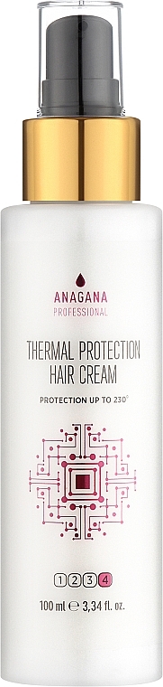 Крем для волос "Термозащита до 230 ºС" - Anagana Professional Thermal Protection Hair Cream