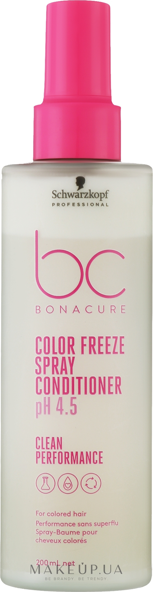 Спрей-кондиціонер для фарбованого волосся - Schwarzkopf Professional Bonacure Color Freeze Spray Conditioner pH 4.5 — фото 200ml
