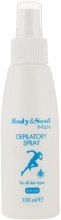 Парфумерія, косметика Спрей для депіляції - Body & Soul Depilatory Spray Men